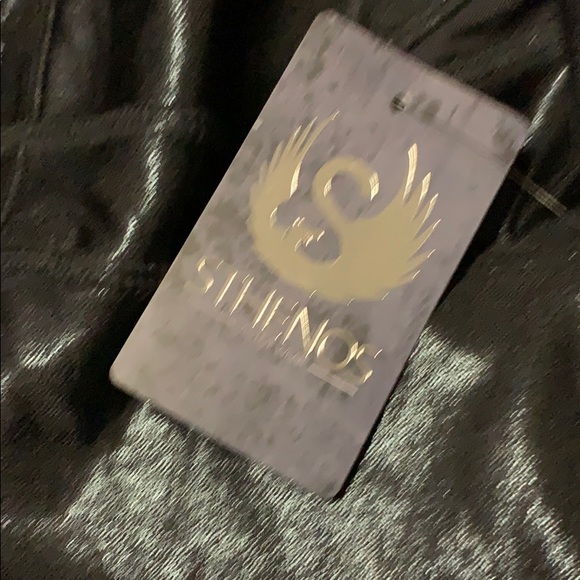 Sthenos Metalika Warrior Capri Activewear Pants Mesh Cutouts Black Size XS - Picture 11 of 12